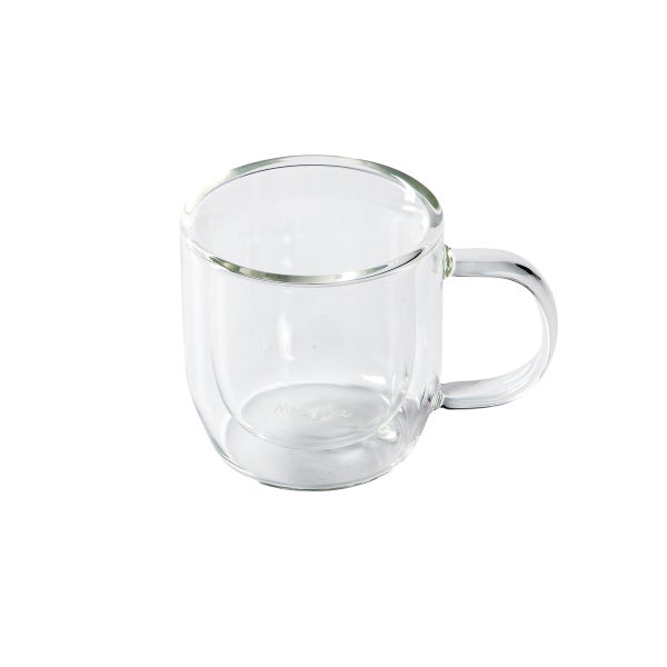 Mr. Coffee 3 oz. Salon Espresso Double Wall Mug Set of 2