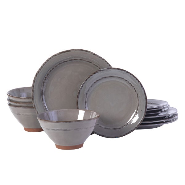 Gibson 12-Piece Terranea Dinnerware Set
