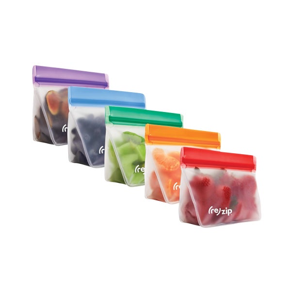 ReZip Stand Up Snack Bags Pkg/5