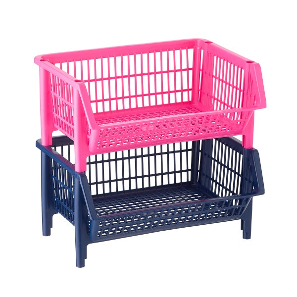 The Container Store Our Large Stackable Basket