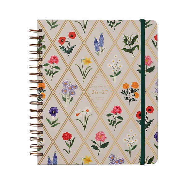 日本未入荷Rifle Paper Co. 25-26 スケジュール帳 Rifle Paper Co. 2027 17-Month Academic Planner | The Container Store