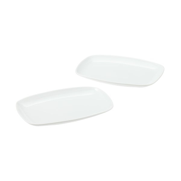 Soft Rectangular Serving Trays Set of 2