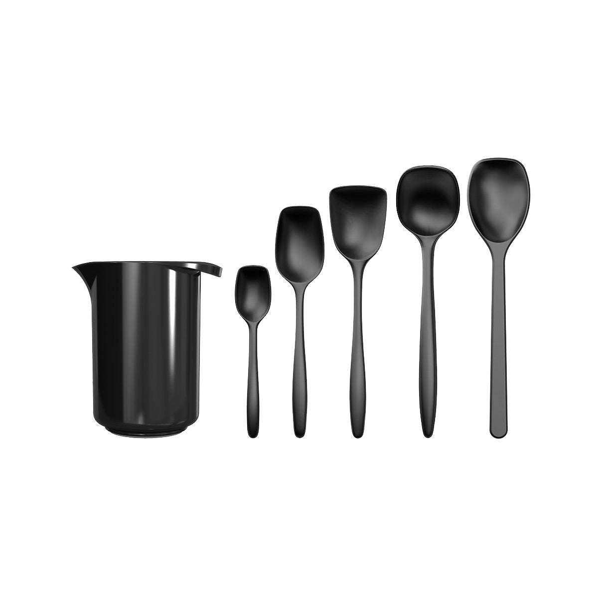 Rosti Margrethe Tool with Mixing Jug Black Set of 5 pc