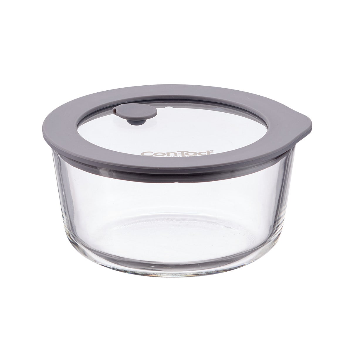 Con-Tact 16 oz. Round Glass Food Storage