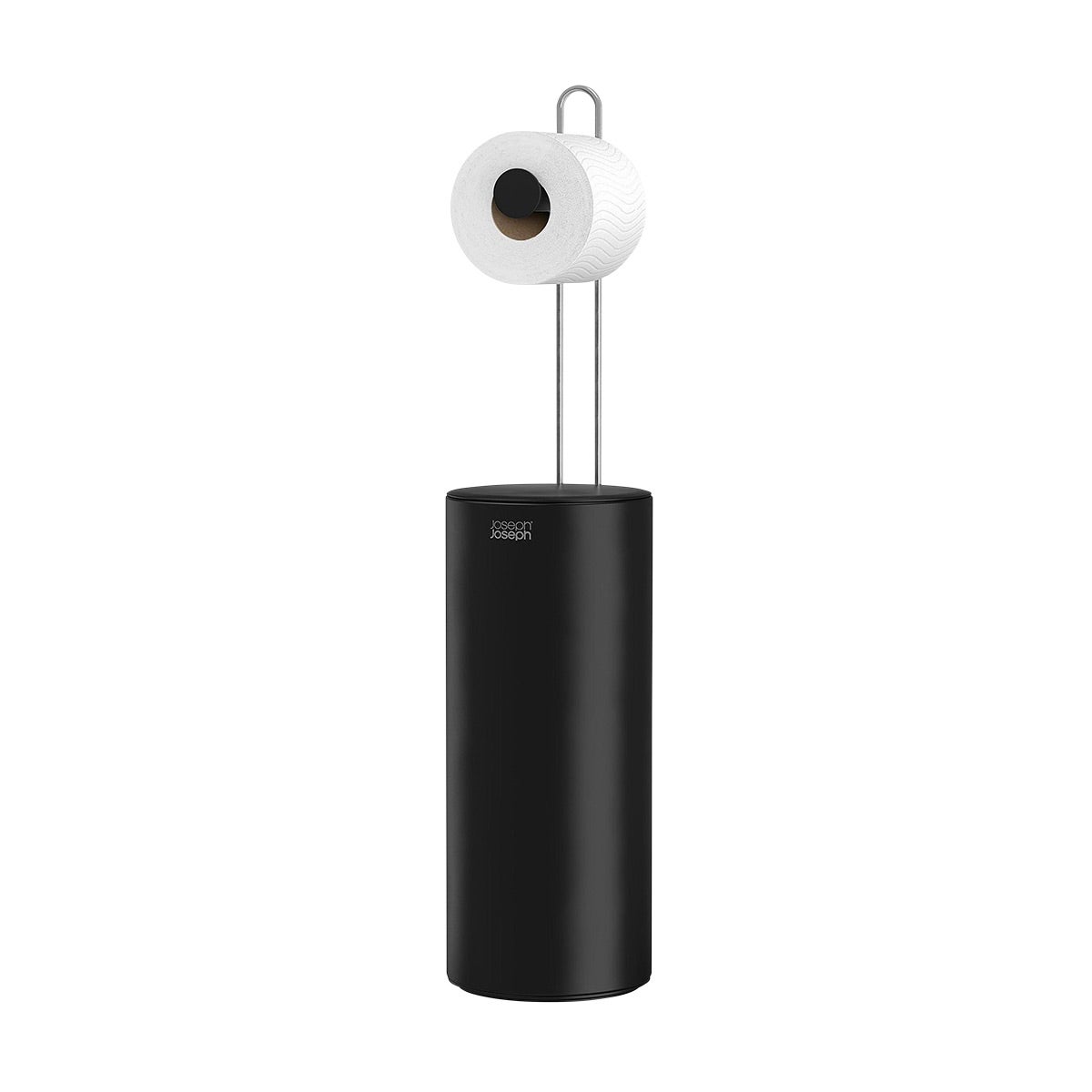 Joseph Joseph EasyStore¿ Toilet Paper Holder with Storage Black