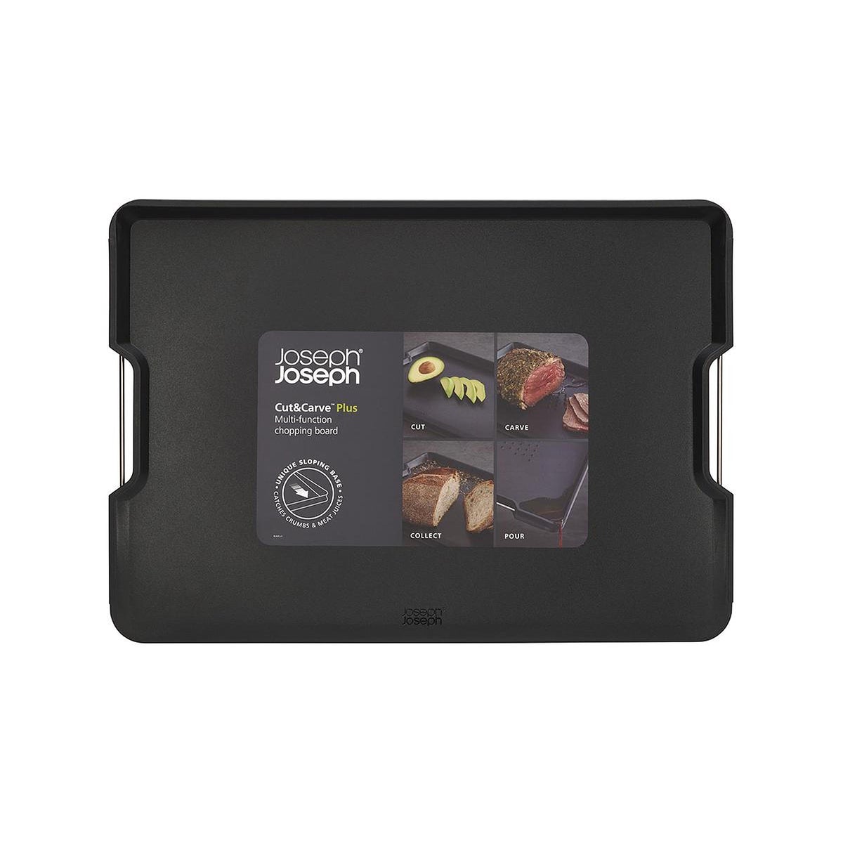 Joseph Joseph Extra Large Cut&Carve Multi-function Board Black