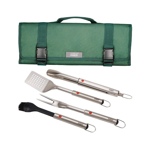 Joseph Joseph GrillOut 4-piece BBQ Tool Set with Storage Case