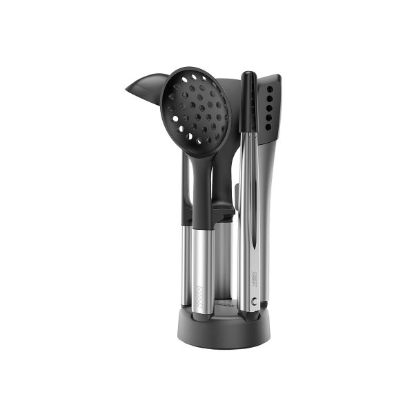 Joseph Joseph Elevate Fusion 5-Piece Silicone Utensil Set with Storage Stand