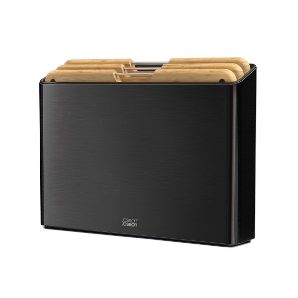 Joseph Joseph Folio Bamboo Cutting Board with Steel Case