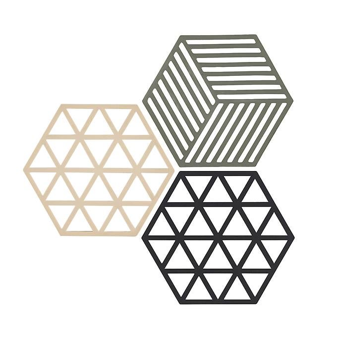 Zone Denmark Hexagon & Triangle Trivet Set | The Container Store