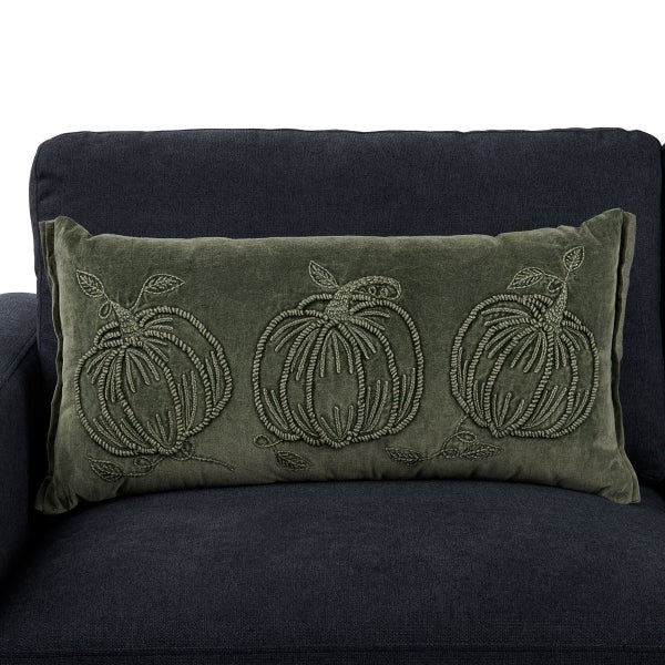 Loop Pumpkins Lumbar Pillow