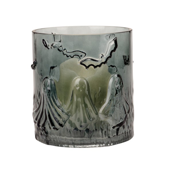Etched Glass Halloween Hurricane