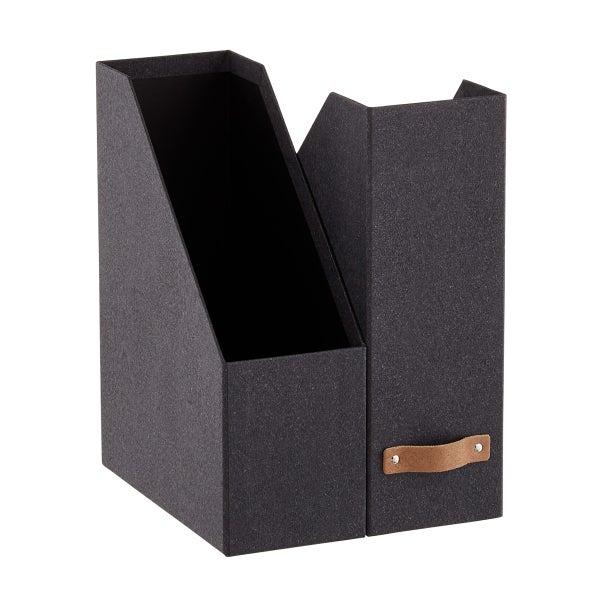 Bigso Marten Black Magazine Holder