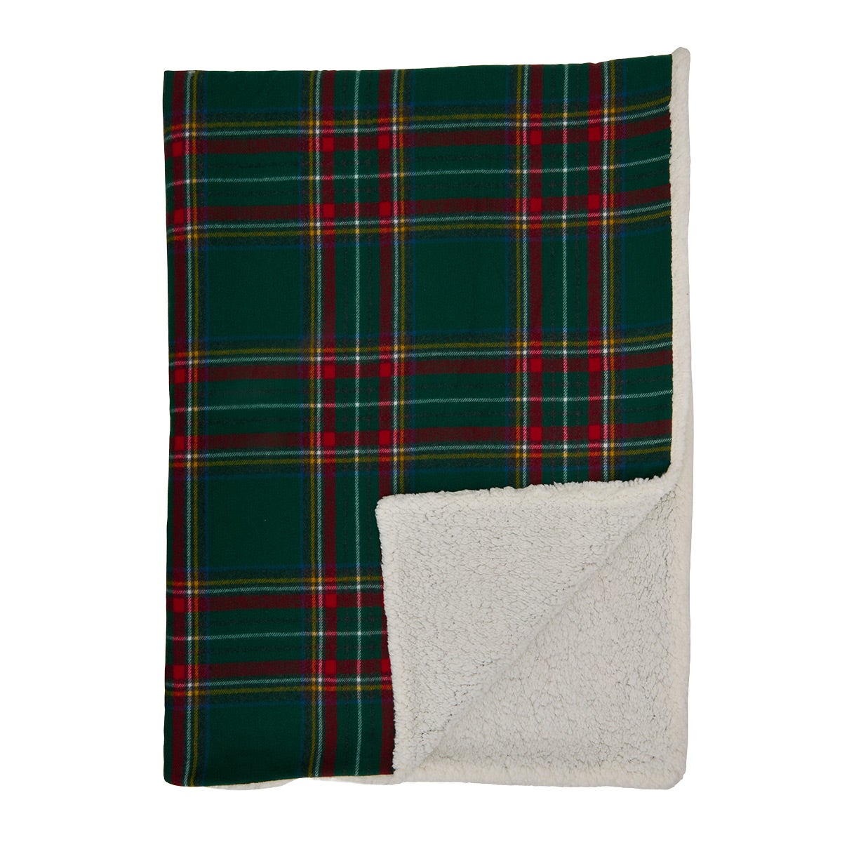 50X70 Throw Jacquard Plaid Green