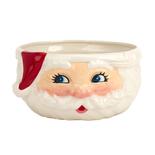 Vintage Santa Serving Bowl