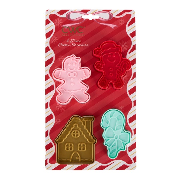 4pc Cookie Stamper Set