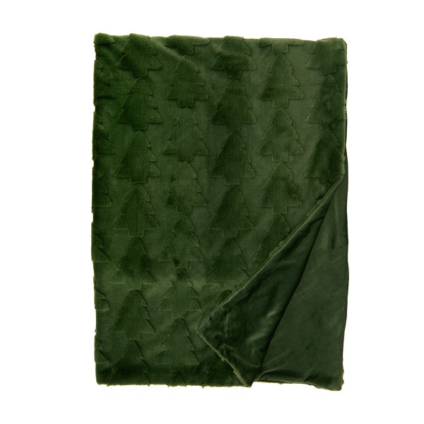 Cheerful Trees Throw Blanket