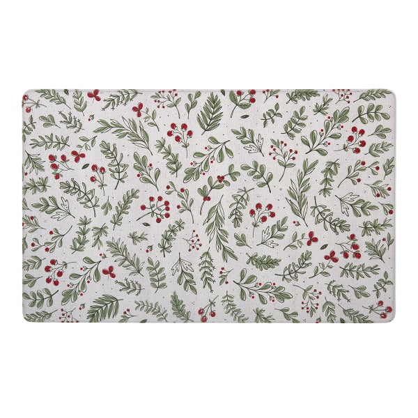 Mistletoe Kitchen Mat