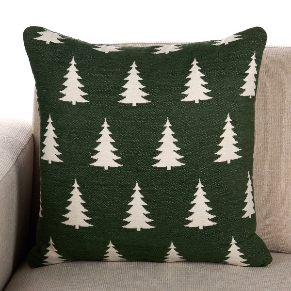Jacquard Tree Pillow