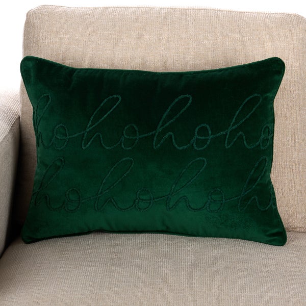 Hohoho Threaded Pillow