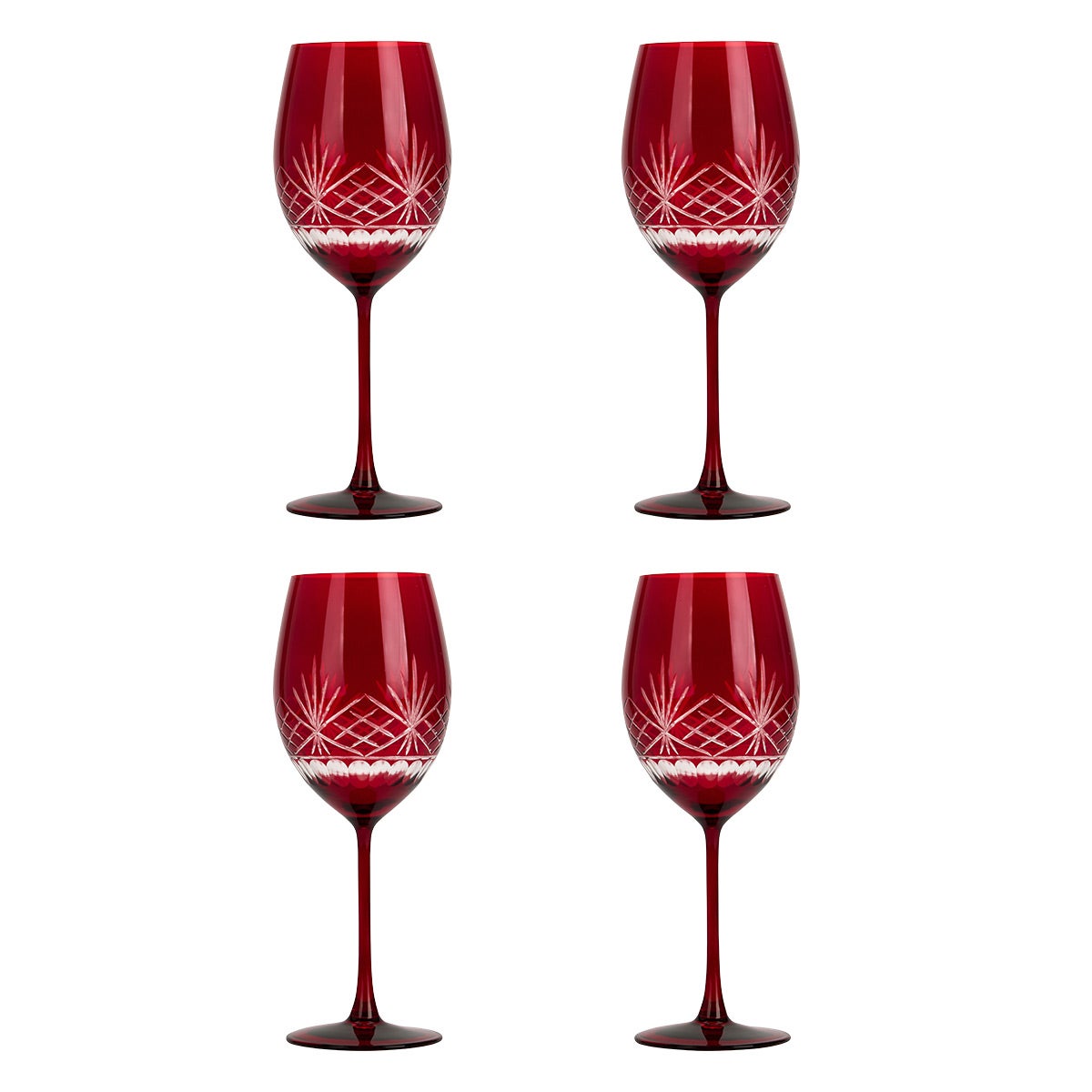 Wine Glass Vintage Burgundy