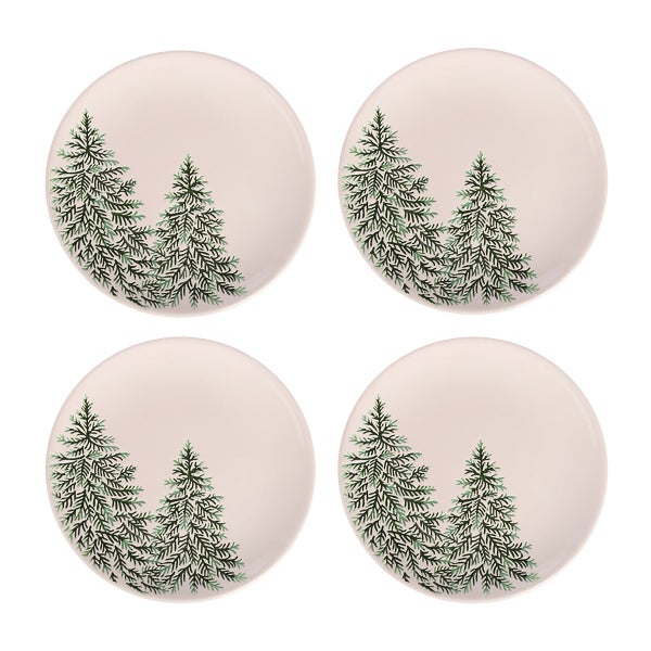 Debossed Evergreen Appetizer Plate