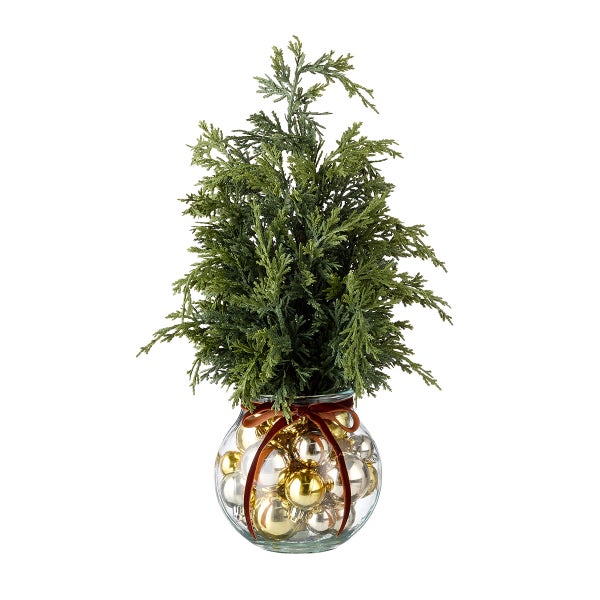 Juniper Ornament Vase Arrangement