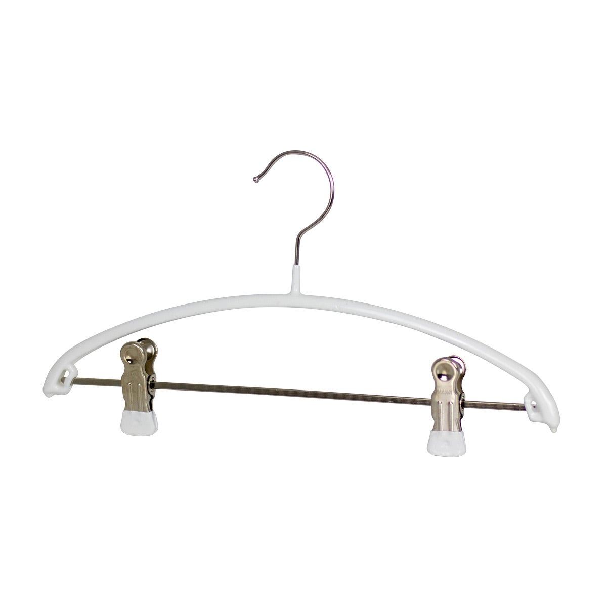 MAWA Style 30PK German Non-Slip Steel Hanger White Set of 5