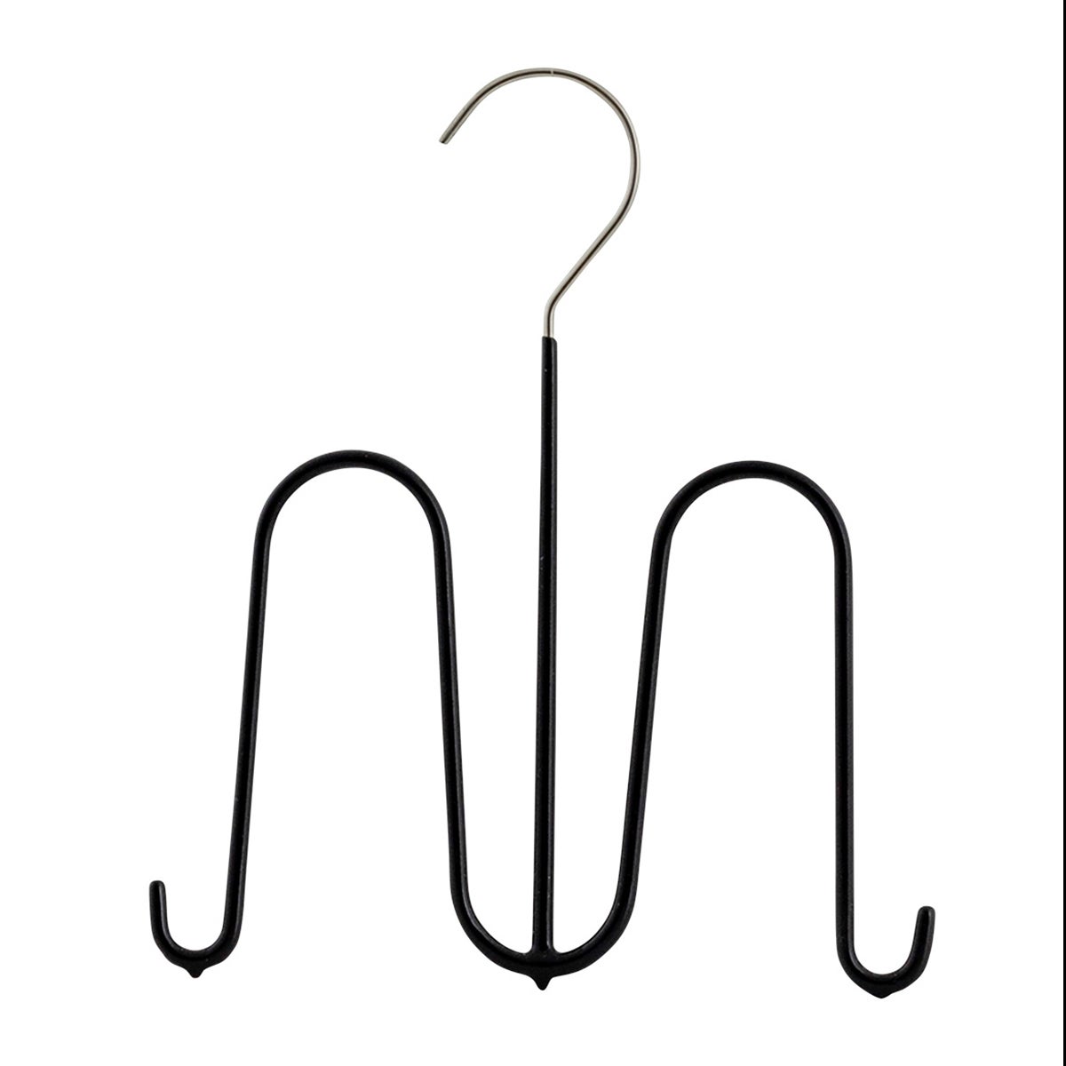 MAWA Steel Slip-on-Shoe Hook Black Set of 5