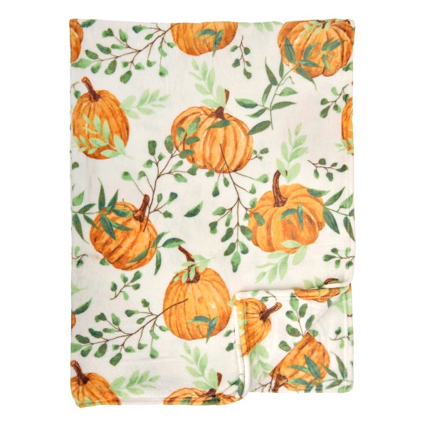 Plush Fall Throw Blanket