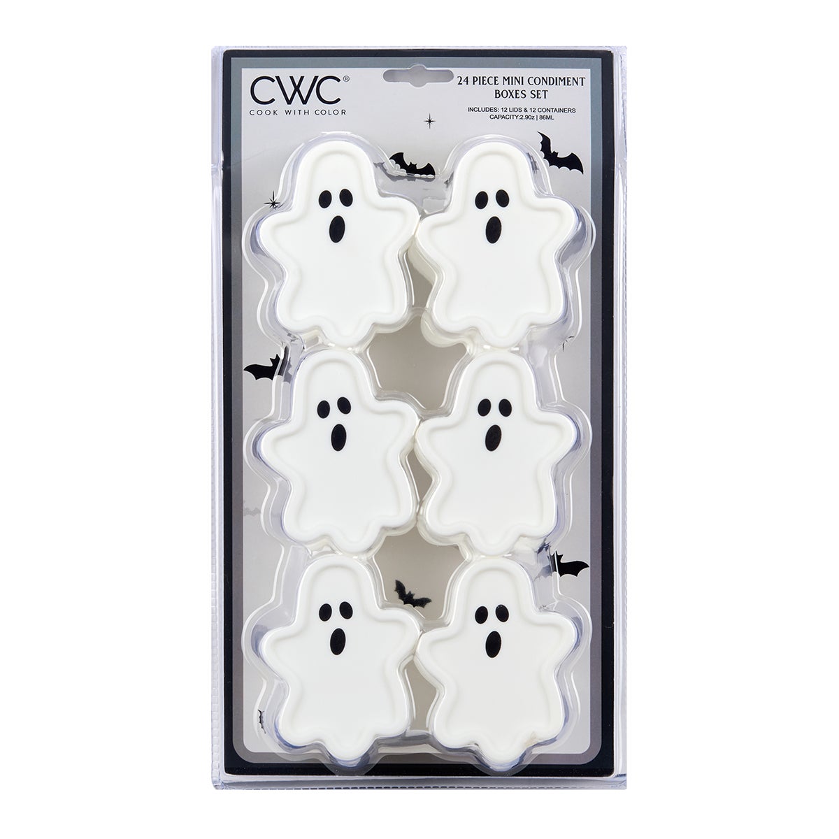 24PC Condiment Box Set Ghost White