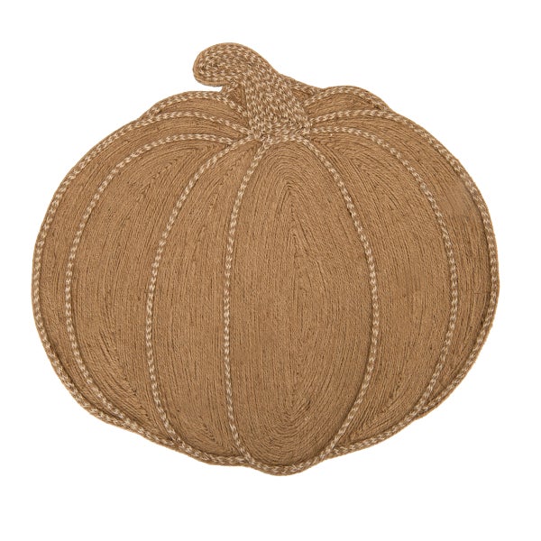 Jute Pumpkin Placemat