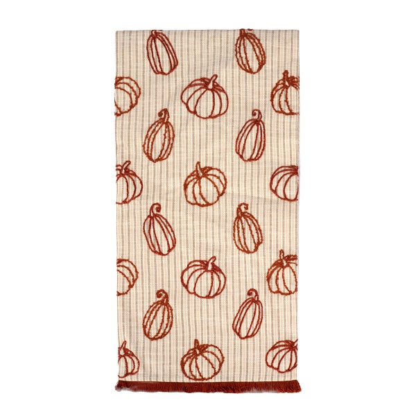 Embossed Pumpkin Table Runner