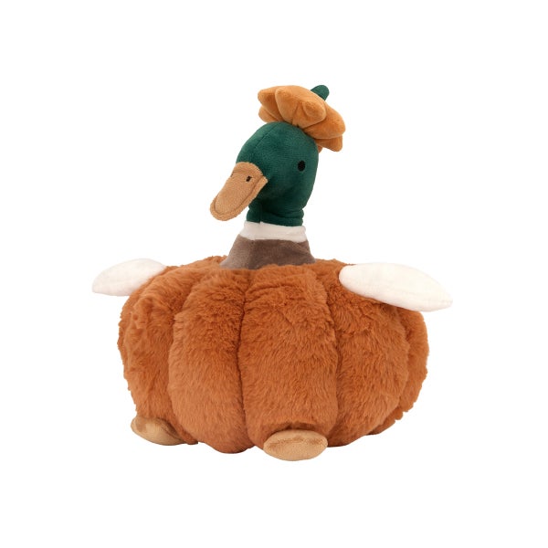 Duck In Pumpkin Pillow