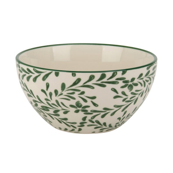 Hand-Painted Vine Cereal Bowl