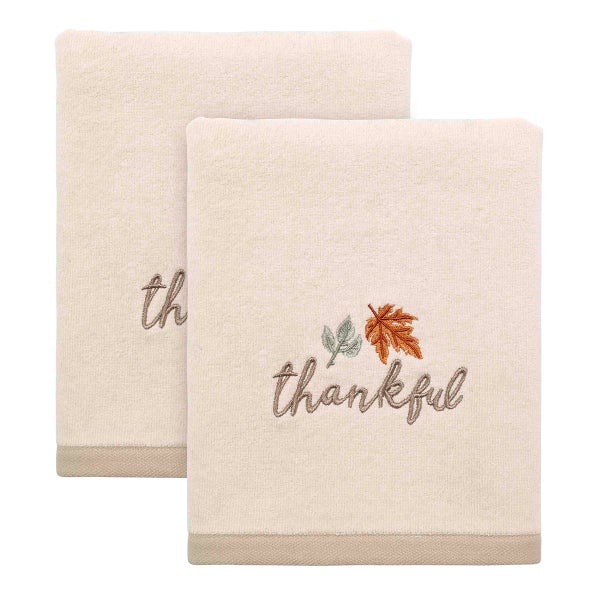 Avanti Linens Grateful Hand Towels Set of 2