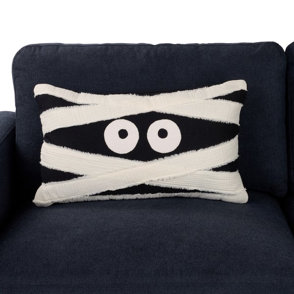 Mummy Wrap Accent Pillow with Eyes