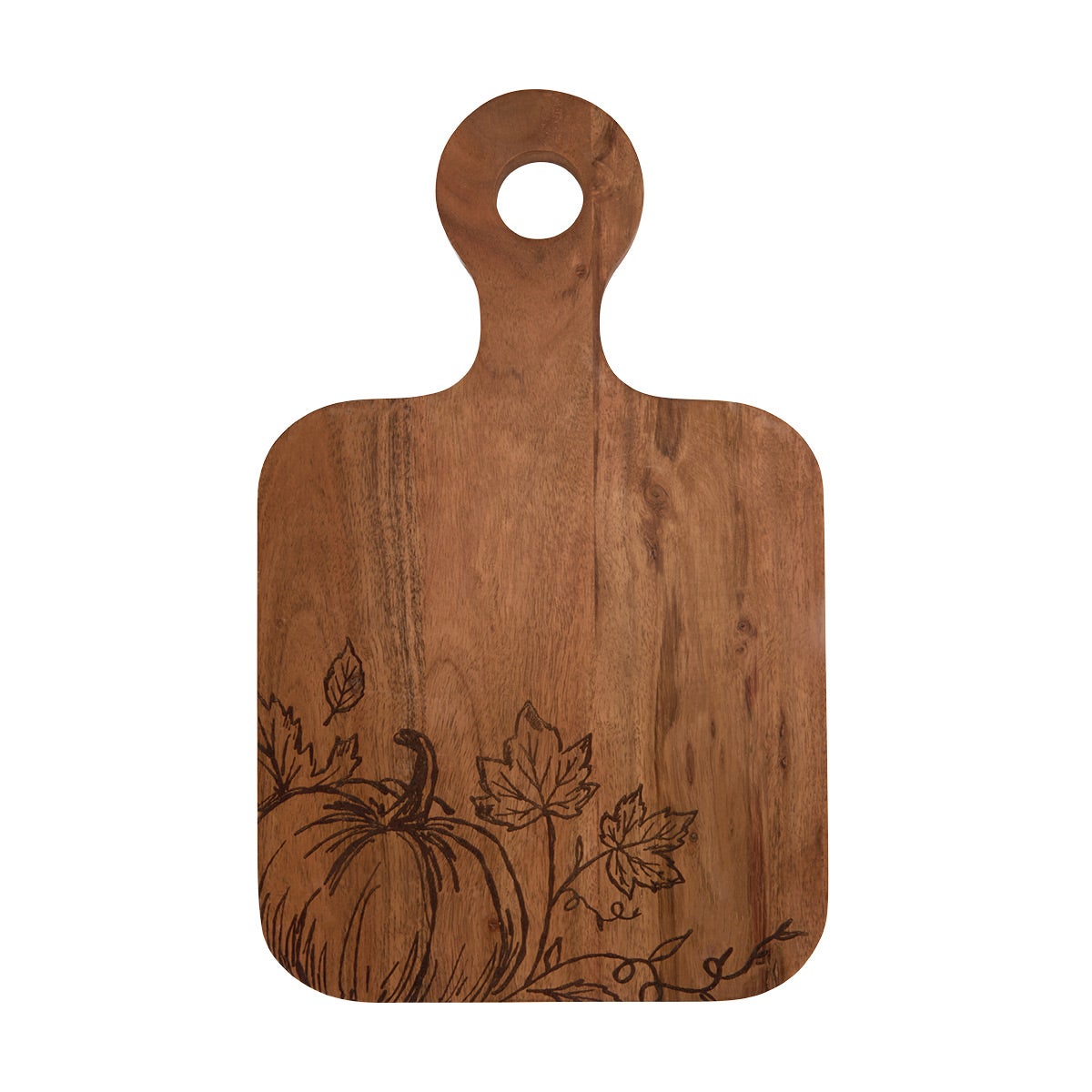 10IN Harvest Board Etched Pumpkin Tan