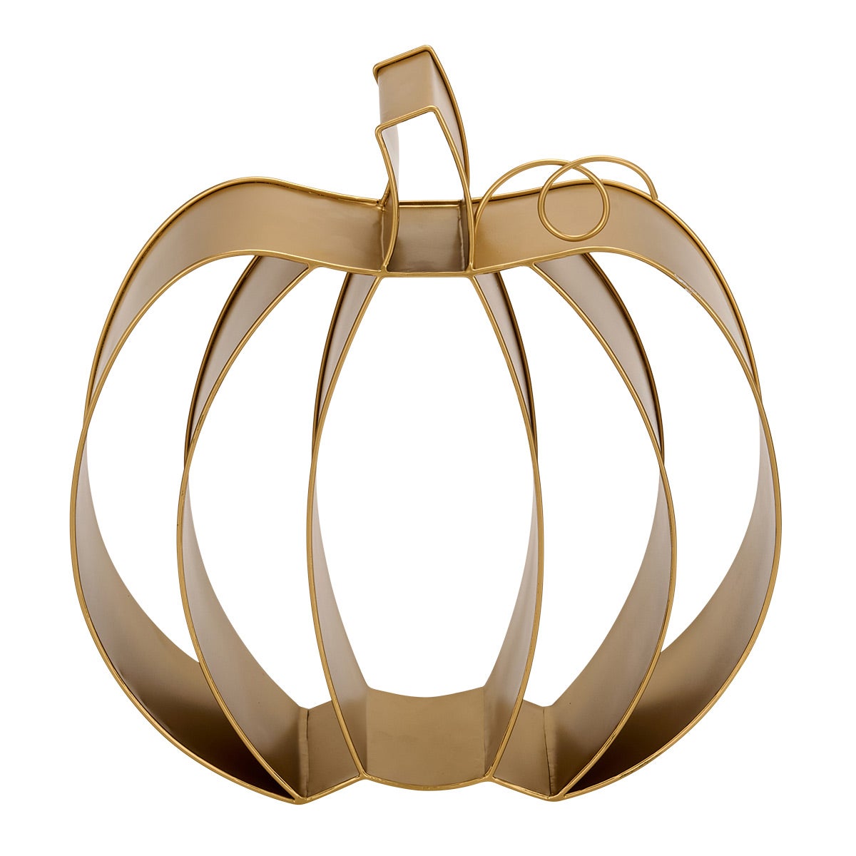 18IN Mtl Gld Pumpkin Gold