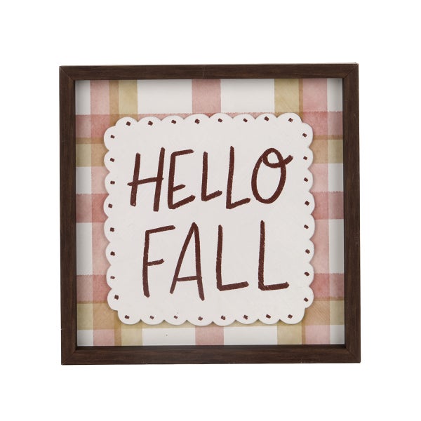 Hello Fall Sign