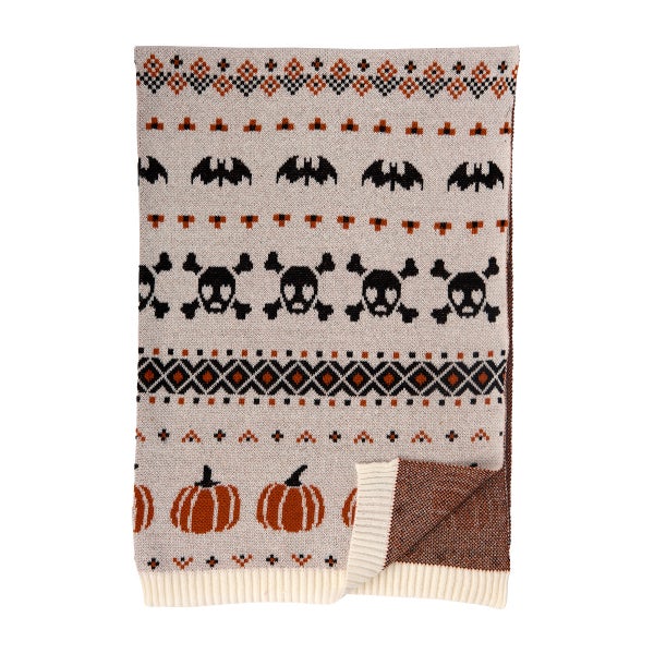 Halloween Icon Sweater Knit Throw
