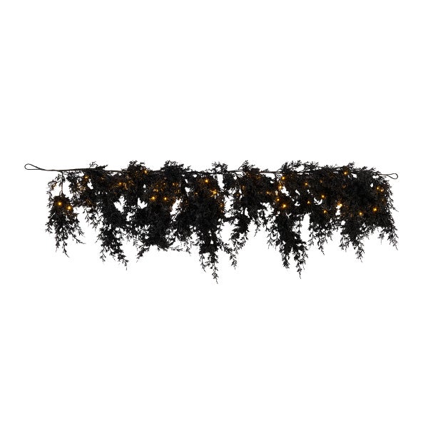 Pre-Lit Juniper Halloween 6 ft. Garland