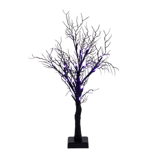 Black LED Halloween Tree