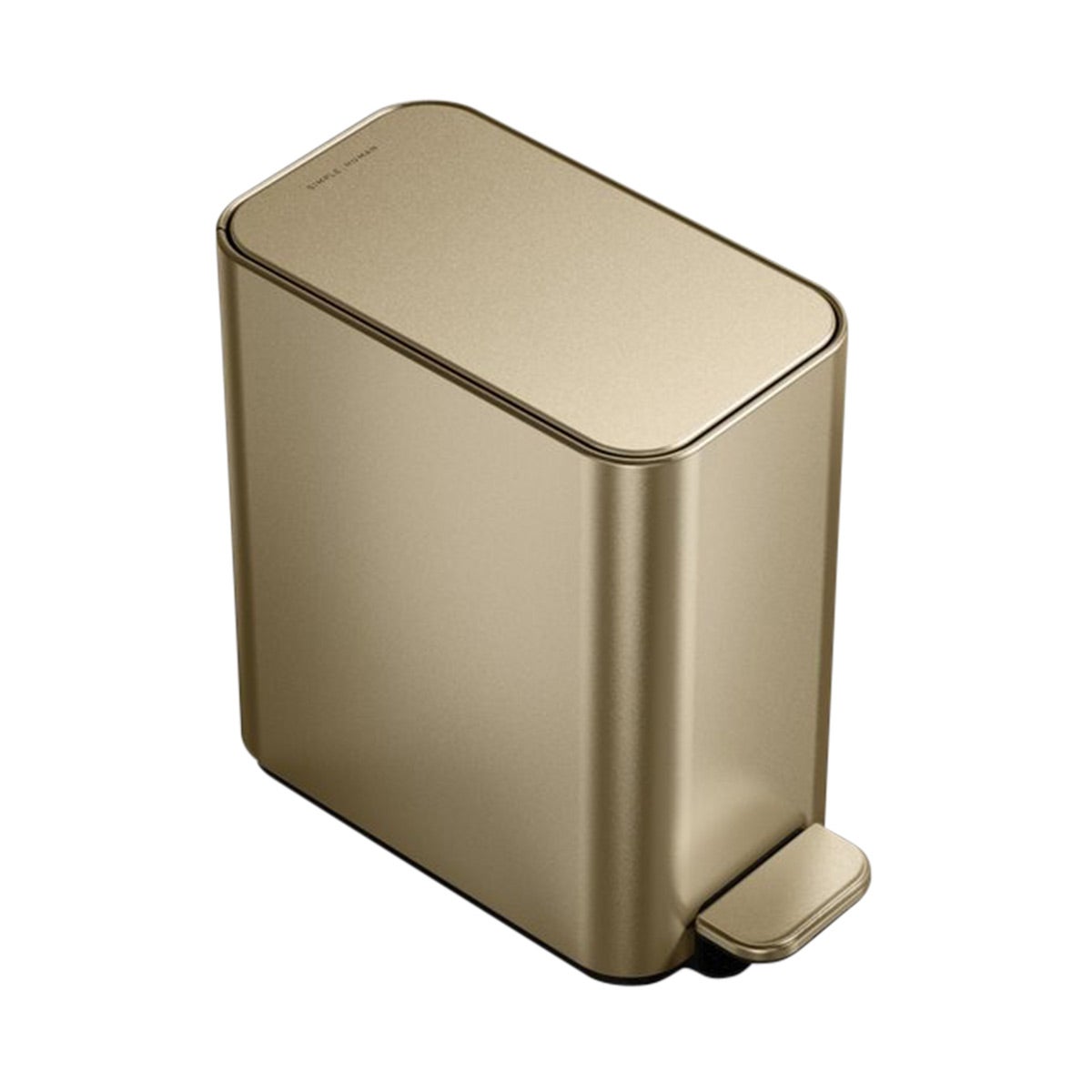 simplehuman 1.3 gal./5 ltr. Slim Step Can Gold