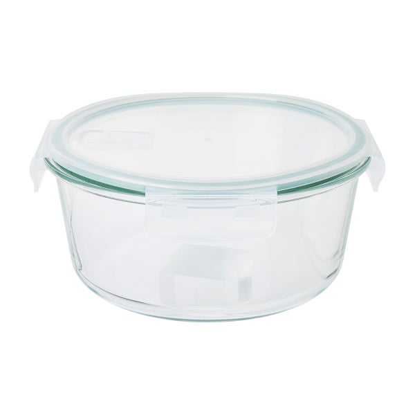 Deep Round Glass Food Storage