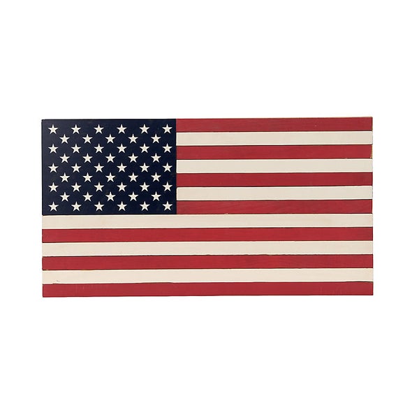 American Flag Wood Plaque, 24 in.
