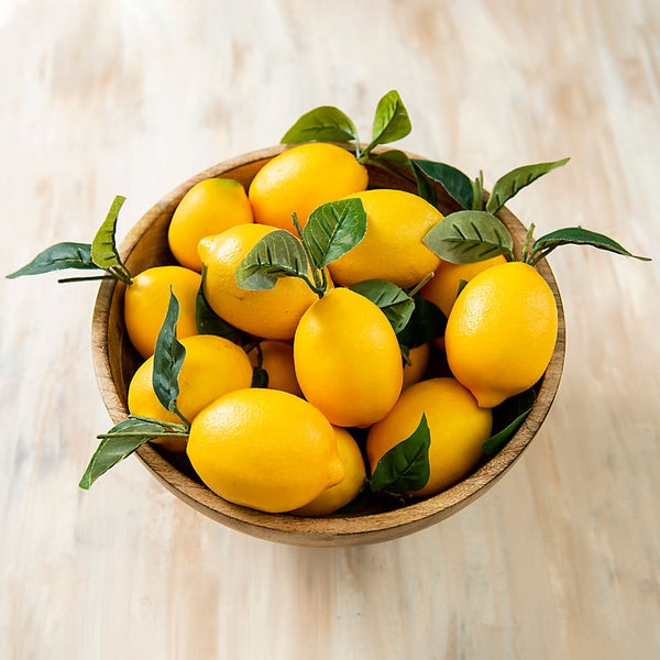 Artificial Lemons Set of 12