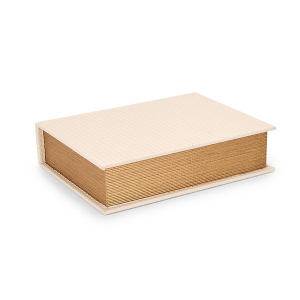 Faux Leather Book Box