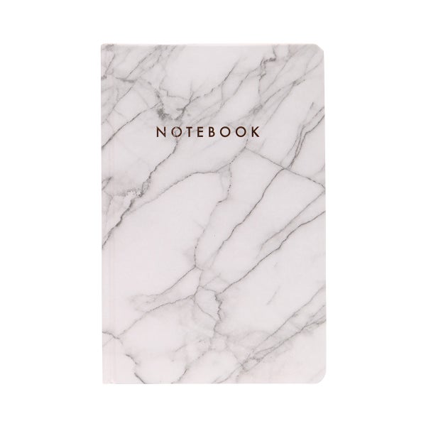 White Marble Notebook