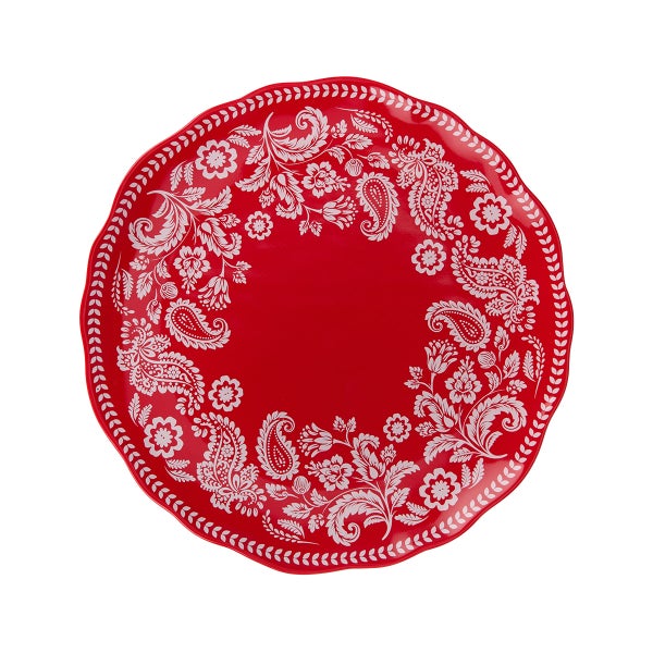 Bandana Paisley Salad Plate
